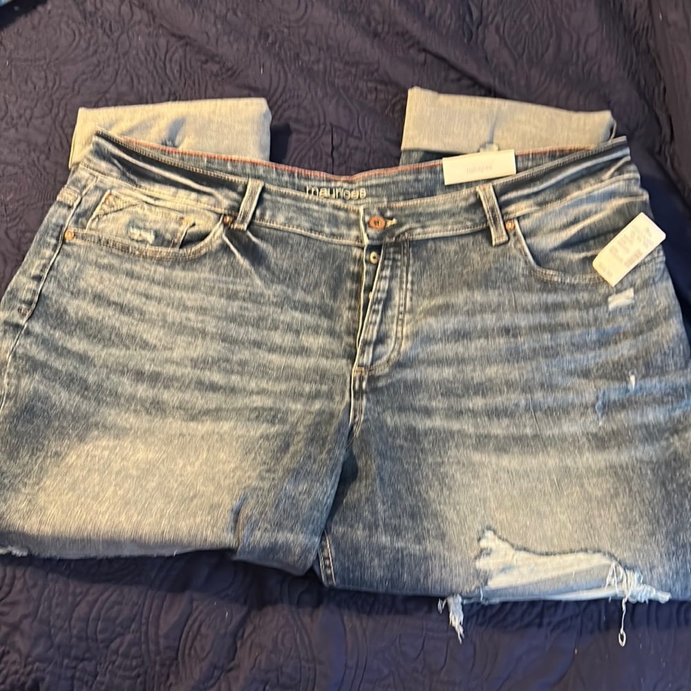 Maurices High-Rise Boyfriend Jeans - 22W NWT